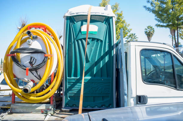 Porta potty delivery and setup in Saginaw, MI